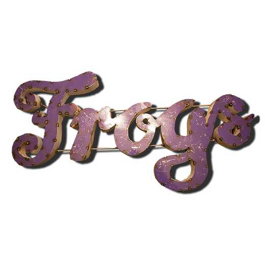 FROGSPRWD: TCU Frogs Metal Décor